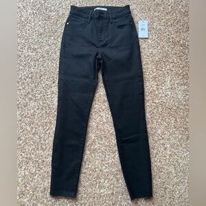 NWOT Sam Edelman Black The Stiletto High Rise Skinny Crop Jeans Size 0/25